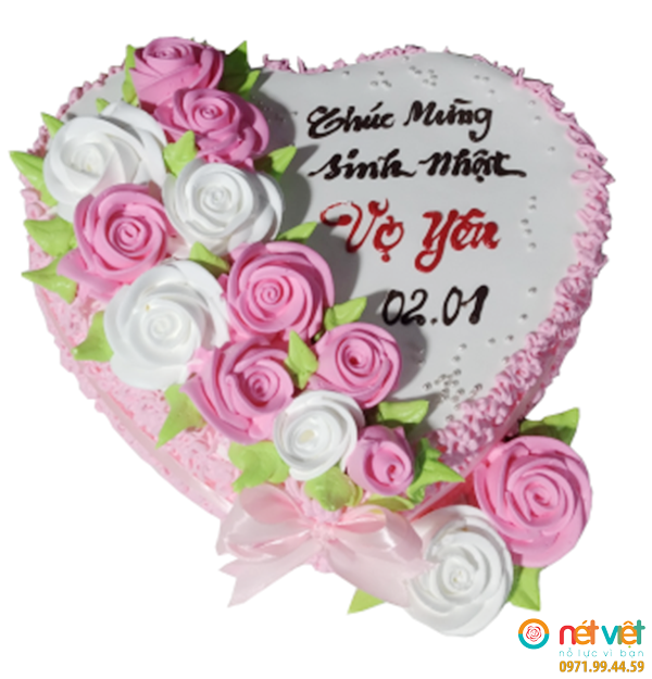 Bánh sinh nhật mừng sinh nhật vợ yêu