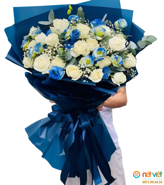 Bó hoa hồng dễ thương