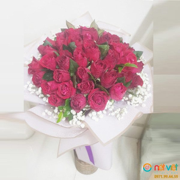 bó hoa tặng đại hội ở Hải Dương