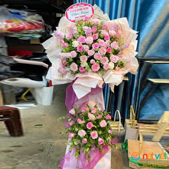 mẫu kệ hoa chúc mừng đẹp ở Hải Dương