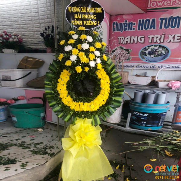 hoa đi đám tang ở Hải Dương