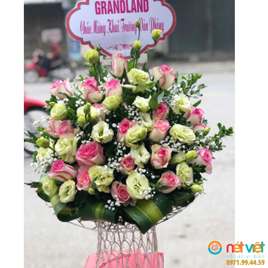 Hoa Thành phố Hải Dương Tỉnh Hải Dương] giỏ hoa chúc mừng đại hội ở Hải  Dương Q245998 Giá: 800,000đ