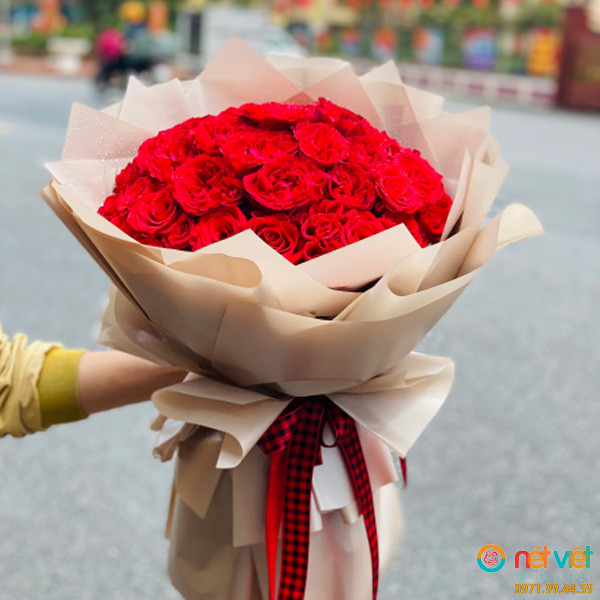 hoa bó chúc mừng ở Hải Dương