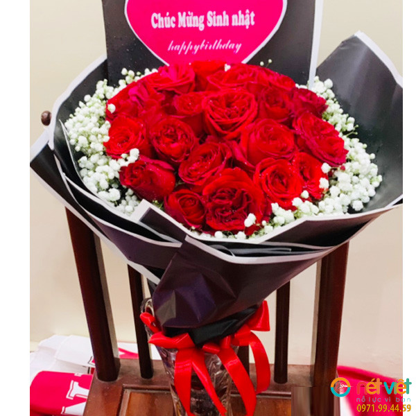 bó hoa hồng tươi ở Hải Dương