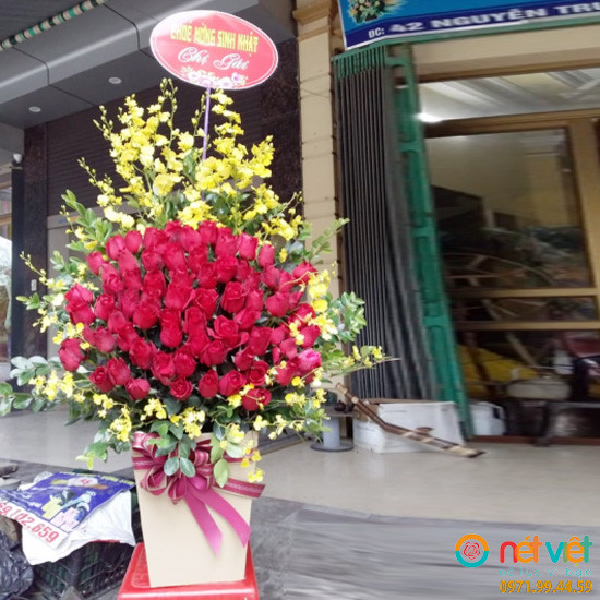 giỏ hoa kỷ niệm ngày cưới ở Ngọc Lặc Thanh Hóa