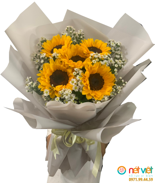 Bó hoa hướng dương HTO