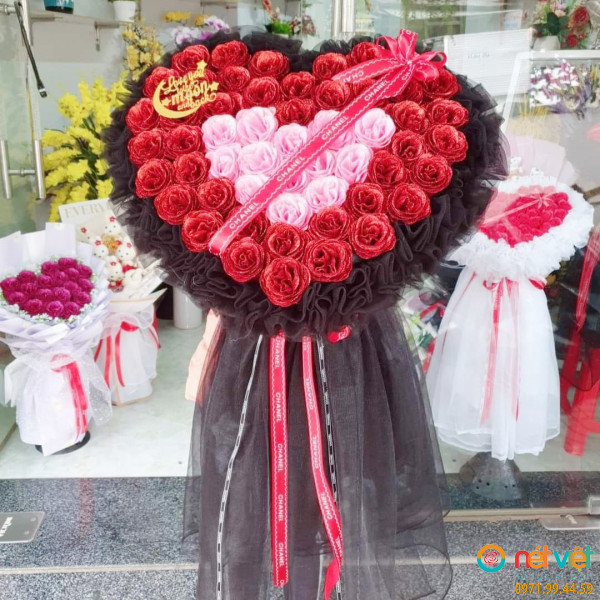 Bó hoa hồng sáp nhũ cao cấp (22)