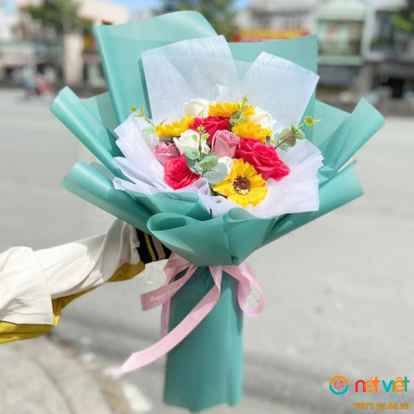 Bó hoa sáp hướng dương (2)