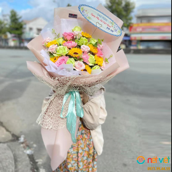 Bó hoa hồng sáp thơm vì em (3)