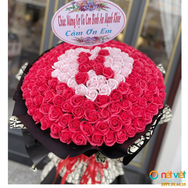 Hoa hồng sáp 100 bông (54)