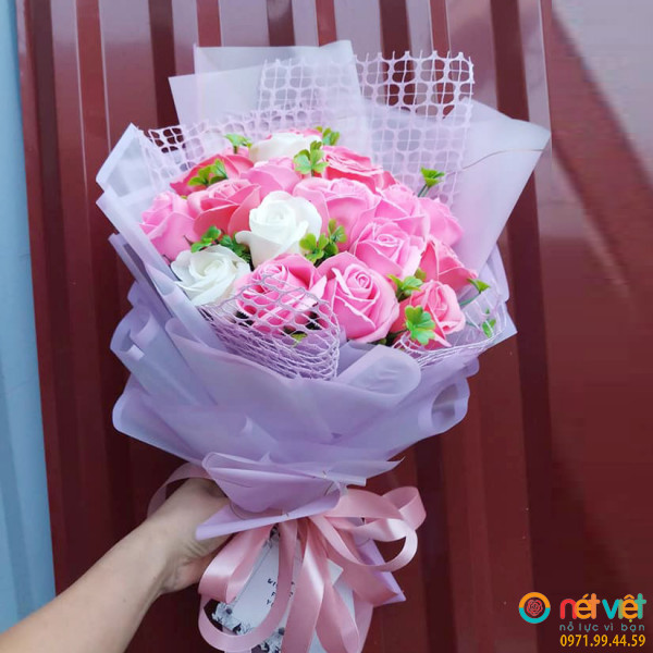Bó hoa hồng sáp thơm (23)
