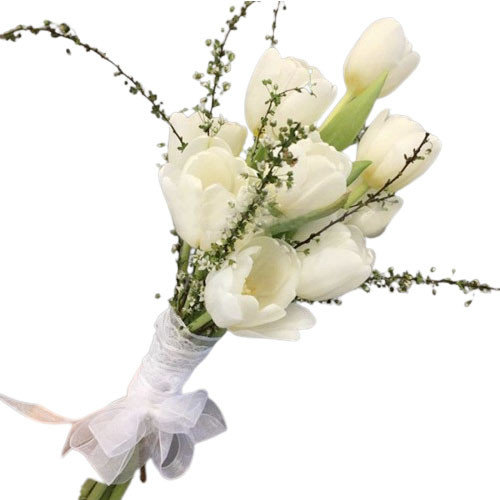 Hoa cưới bằng hoa tulip - Shop hoa cưới quận 9
