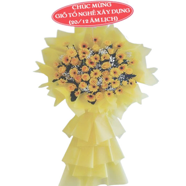 Kệ hoa mừng giổ tổ nghề xây dựng 20-12 âm lịch
