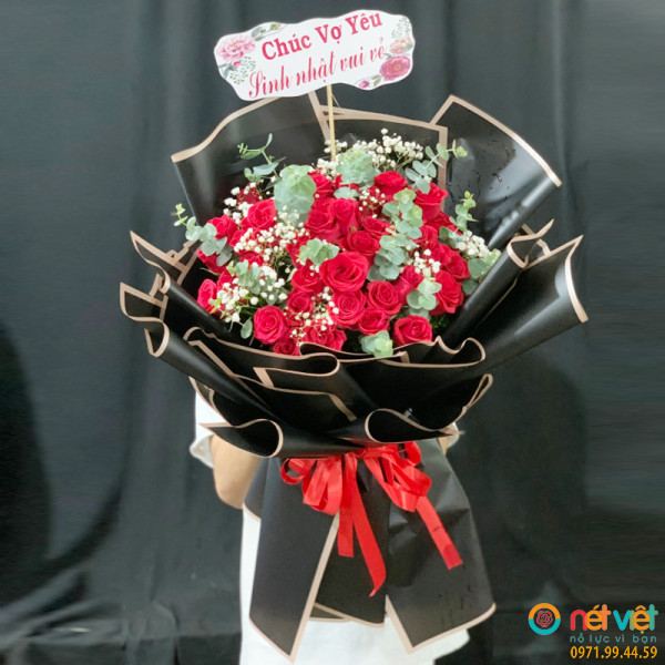 Bó hoa tặng sinh nhật vợ ở Quận 2 Hồ Chí Minh