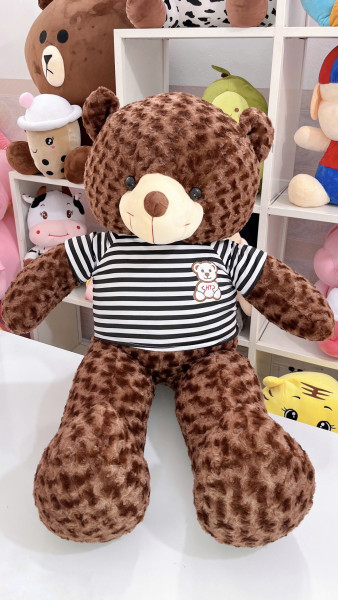Gấu bông teddy nâu socola 1m2