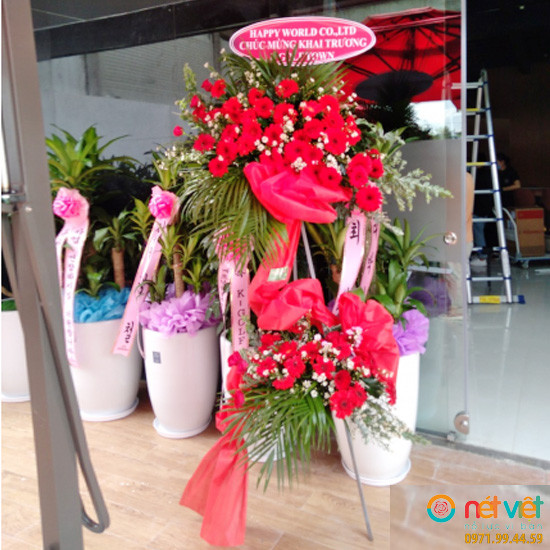 kệ hoa khai trương giá rẻ ở Quận 5 Hồ Chí MInh