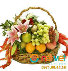 Trái cây hoa tươi