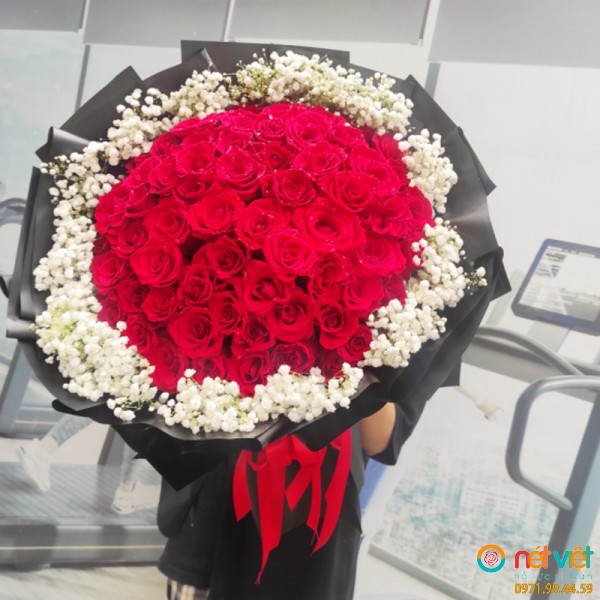 bó hoa tặng ny ở Cầu Giấy Hà Nội