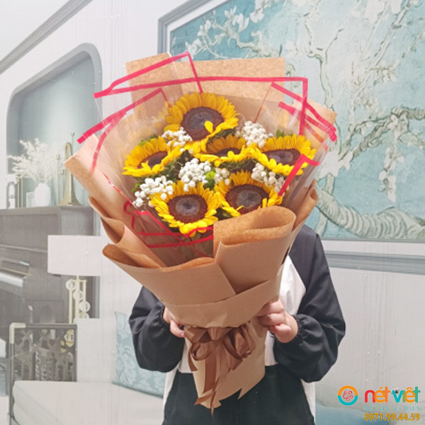 Bó hoa chúc mừng 8 3 ở Cầu Giấy Hà Nội