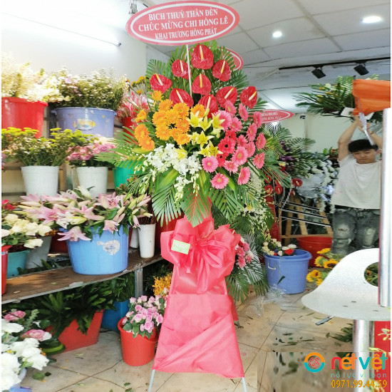 kệ hoa khai trương ở Nhà Bè Hồ Chí MInh