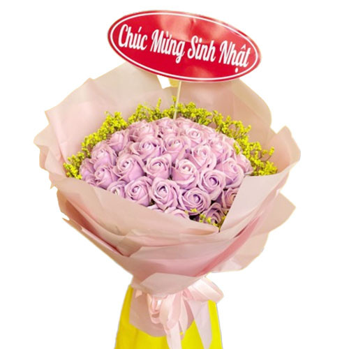 BÓ HOA SÁP MÀU TÍM TỰ THIẾT KẾ Quận 7 Thành phố Hồ Chí Minh