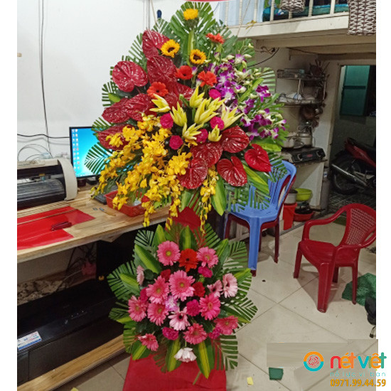 hoa chuc mung dai hoi ở Đồng Nai