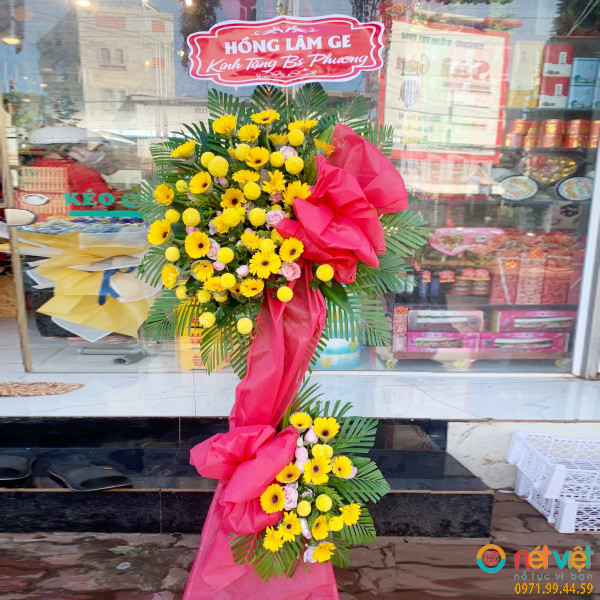 lẵng hoa tươi chúc mừng ở Bình Phước