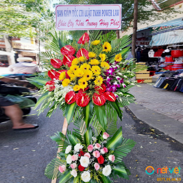 lãng hoa chúc mừng giao dịch thành công ở Đắk Lắk