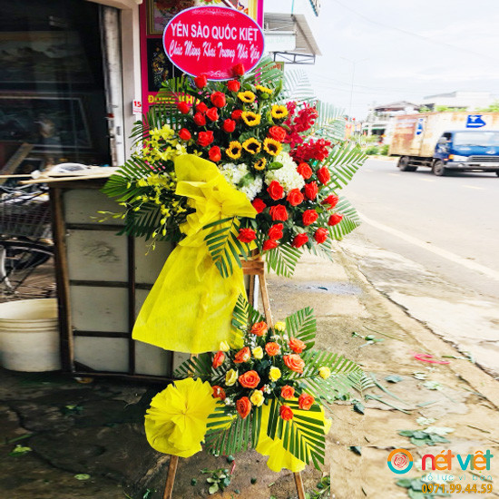 mẫu hoa chúc mừng đại hội ở Đắk Lắk