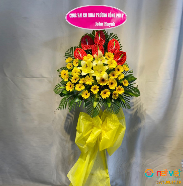mẫu hoa tặng khai trương ở Bình Dương