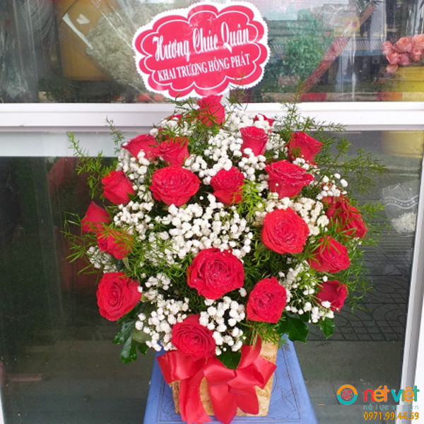giỏ hoa khai trương đẹp ở bà rịa -vũng tàu