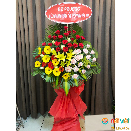 lẵng hoa đẹp chúc mừng 20 11 ở Đồng Nai