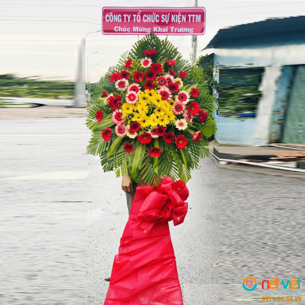 hoa chúc mừng kỷ niệm thành lập công ty ở Bạc Liêu