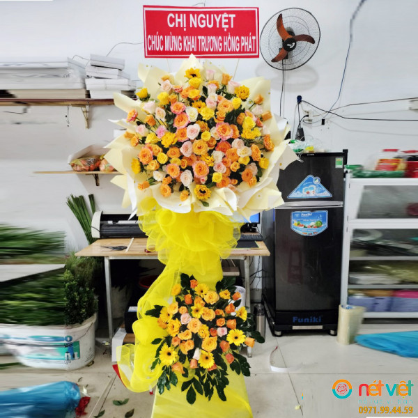 lẵng hoa tròn ở Đồng Nai