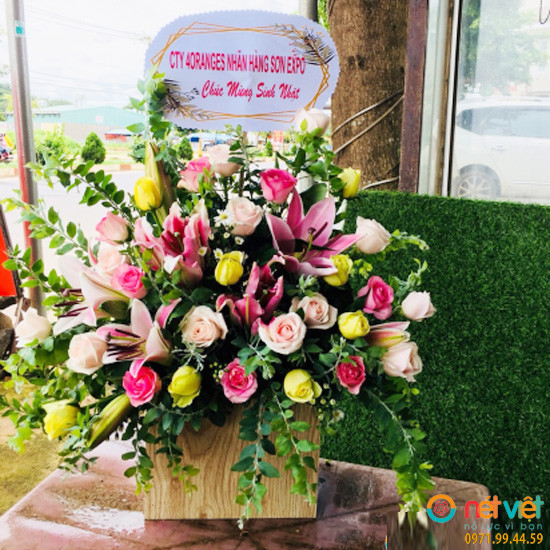 giỏ hoa đẹp ở Đắk Lắk