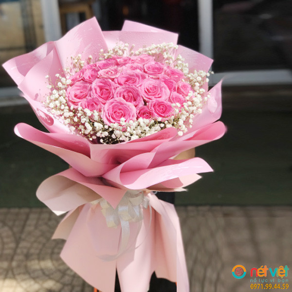 bó hoa khai trương ở Bình Phước