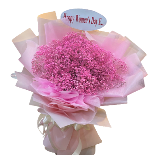 Bó hoa baby hồng tặng em