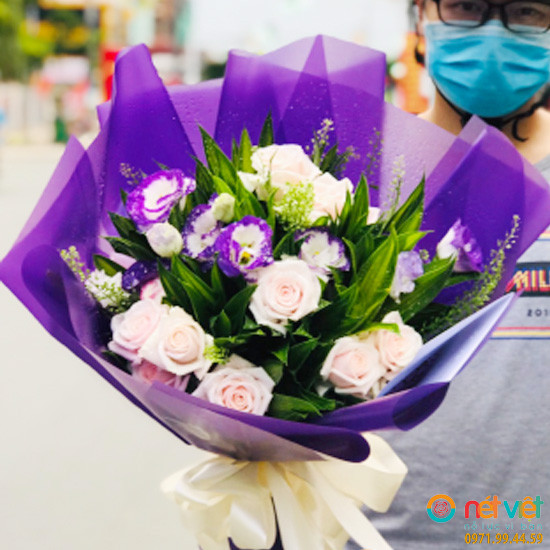 bó hoa chuc mung 20 10 ở Vĩnh Long