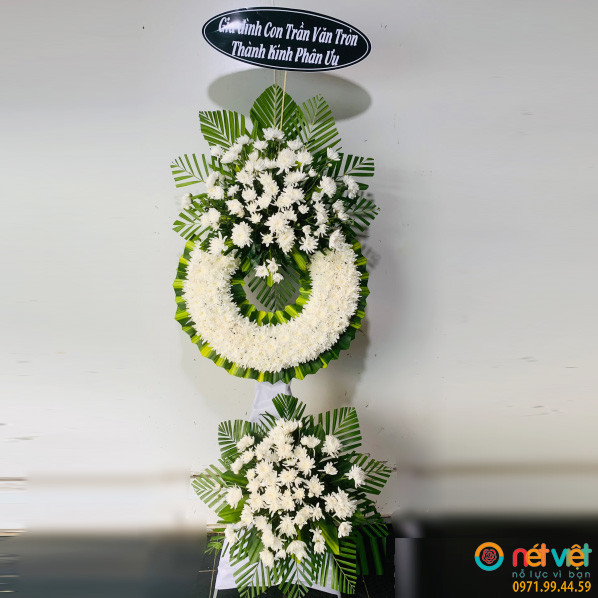 vòng hoa chia buồn đẹp ở Long An