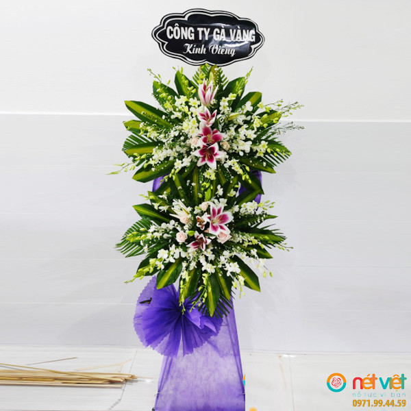 vòng hoa tang lễ đẹp nhất ở Sóc Trăng