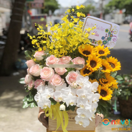 kiểu giỏ hoa đẹp ở Lâm Đồng