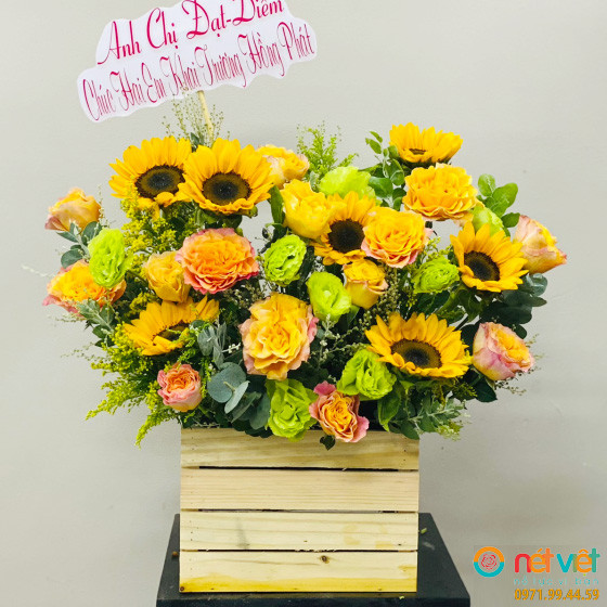 hoa đẹp mừng sn ở Long An