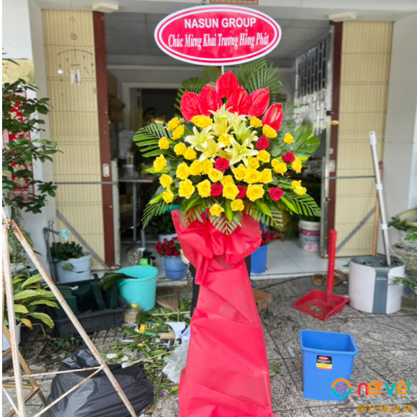 lẵng hoa đẹp chúc mừng 20 11 ở Kiên Giang
