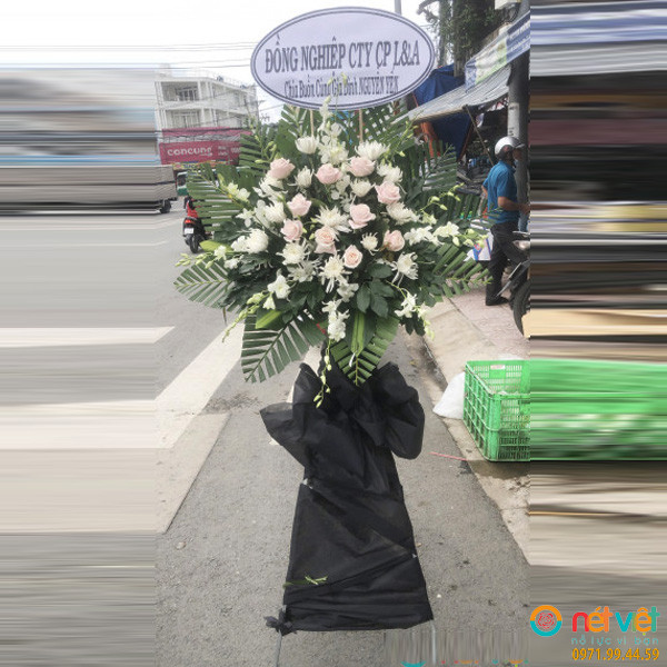 kệ hoa lễ tang ở Long An