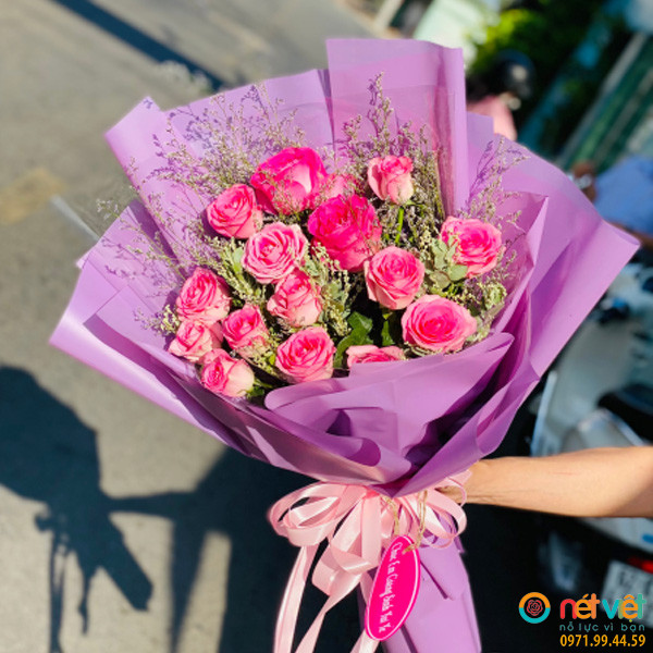 bó hoa chúc mừng đẹp ở Long An