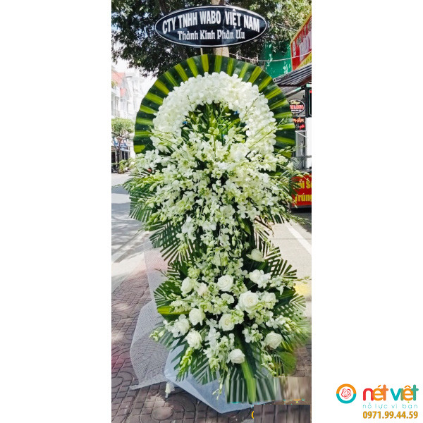 hoa viếng tang lễ ở Trà Vinh