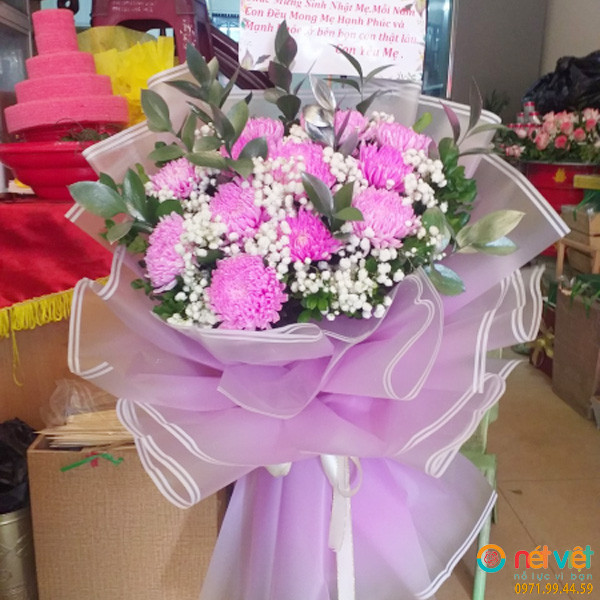 kiểu hoa bó đẹp ở hải phòng