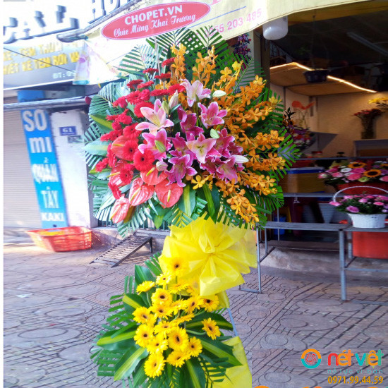 hoa chúc mừng kỷ niệm thành lập công ty ở Khánh Hòa