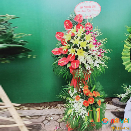 lẵng hoa chúc mừng giá rẻ ở Nam Từ Liêm Hà Nội