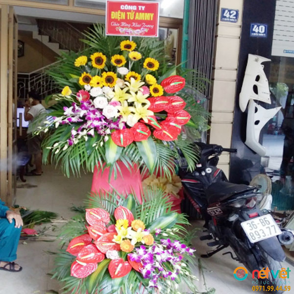 Lẵng hoa khai trương ở Thanh Hoá (2)